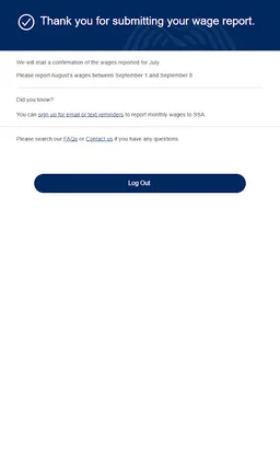 SSA Mobile Wage Reporting screenshot 14