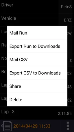 CMS Lap Timer (GPS Laptimer) screenshot 8