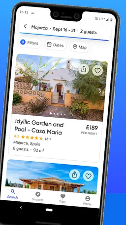 Holidu: Holiday Homes screenshot 1