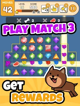 Dog Game: Offline Cute Match 3 screenshot 7