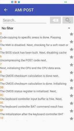Error codes screenshot 14