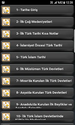 TYT AYT Tarih Konuları Özetler screenshot 1