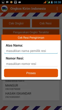 Ongkos Kirim Indonesia screenshot 3