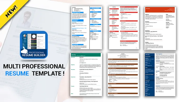 Professional Resume Maker & CV builder- PDF format screenshot 2