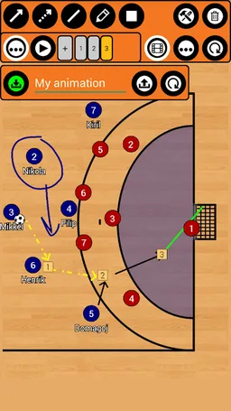 Handball Tactic Board screenshot 3
