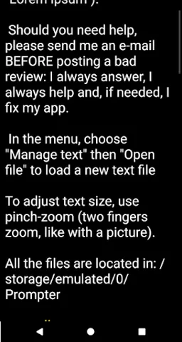 A Prompter for Android screenshot 10