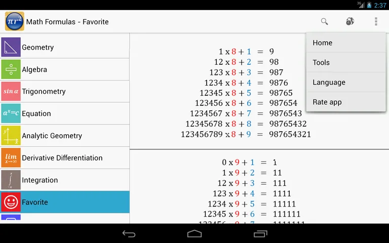 Maths Formulas screenshot 3