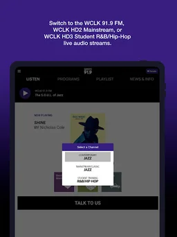 Jazz 91.9 WCLK screenshot 16