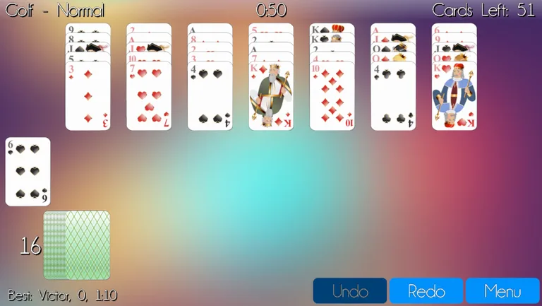 Golf Solitaire 4 in 1 screenshot 7