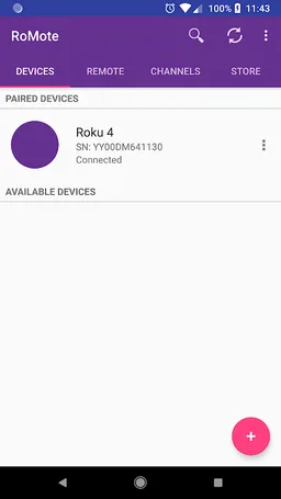 Open Source Roku Remote screenshot 1