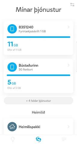 Síminn screenshot 2
