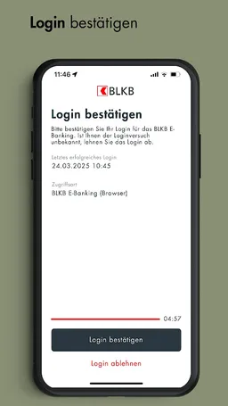 BLKB Login App screenshot 3