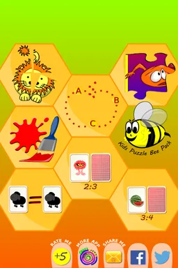 Kids Puzzles, Memo, Coloring screenshot 1