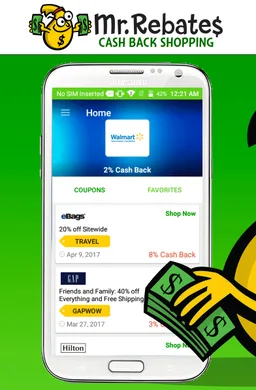 Mr. Rebates: Cash Back Savings screenshot 1