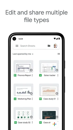 Google Sheets screenshot 3