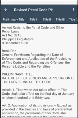 Revised Penal Code PH screenshot 2