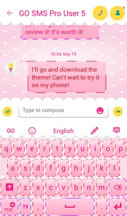 Candy Keyboard screenshot 1