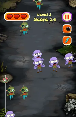 Zombies Finger Splatter screenshot 2