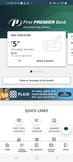 First PREMIER Mobile Banking screenshot 2