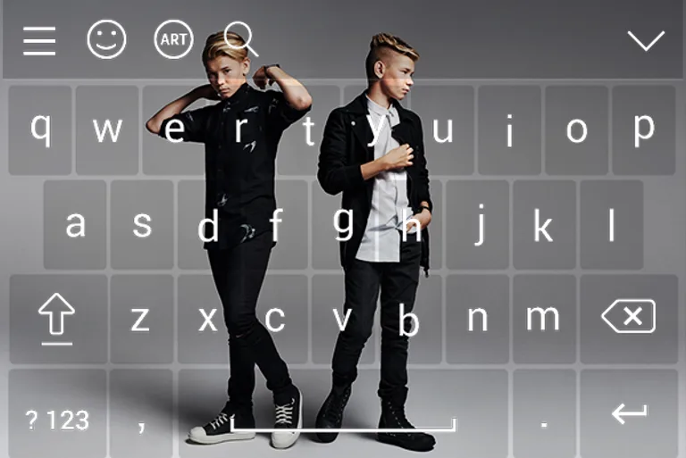Marcus And Martinus Keyboard theme screenshot 8
