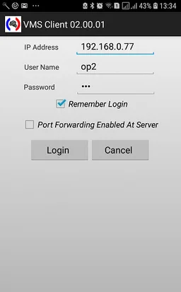 VMS Client 02.00.01 screenshot 2