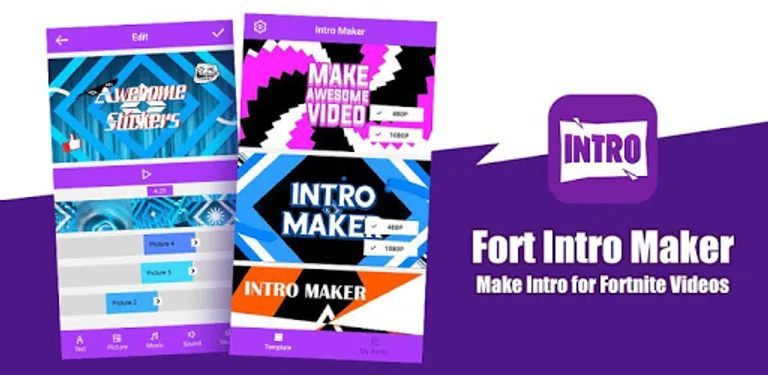 Fort Intro Maker for YouTube - make Fortnite intro cover image
