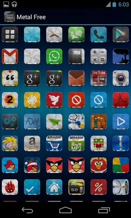 Metal Free(APEX NOVA GO THEME) screenshot 11