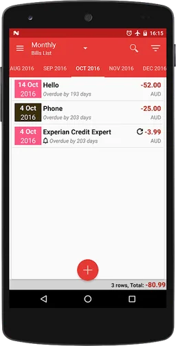Bills Reminder: track Payments & store Receipts screenshot 4