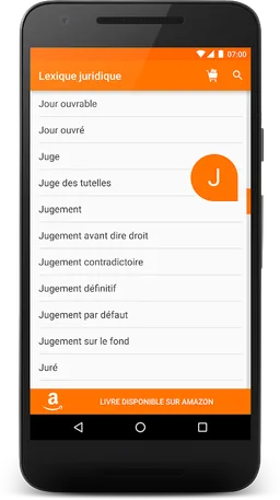 Lexique juridique screenshot 1