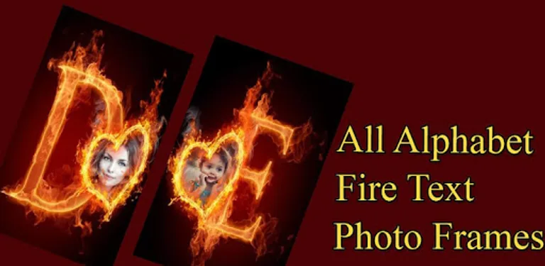 Fire Alphabet Photo Frames cover image
