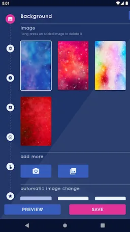Gold Stars Live Wallpaper screenshot 7