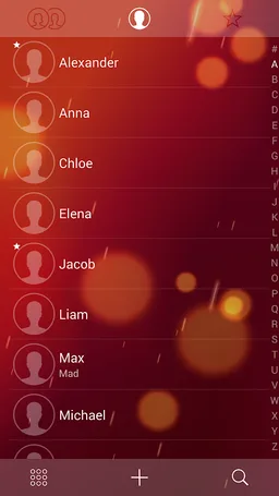 Theme for ExDialer Transparent screenshot 1