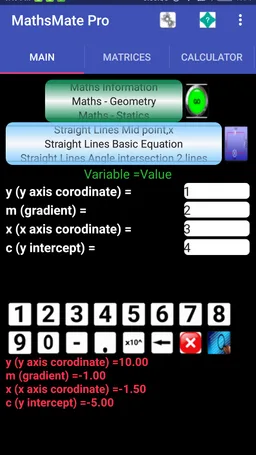 MathsMate Equation Solvers,unit convert,sci-calc ... free screenshot 2