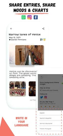 Bullet Journal, Mood Tracker, Daily Diary : Trajo screenshot 7