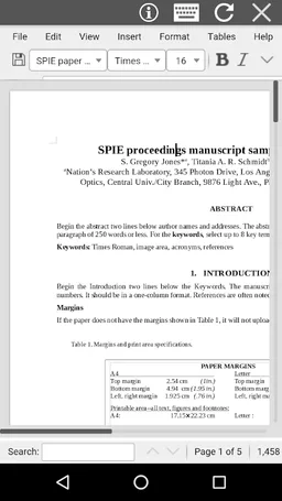 AndroDOC editor for Doc & Word screenshot 7