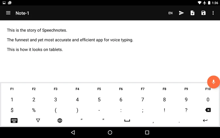 Speechnotes - Speech To Text screenshot 12