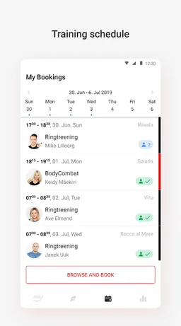 MyFitness screenshot 1