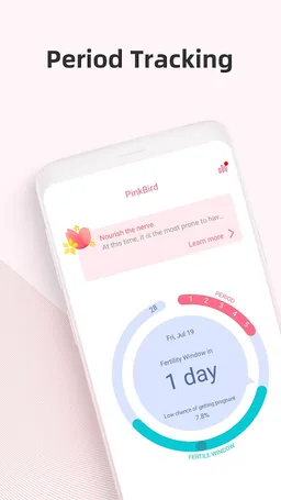 Period Tracker PinkBird: Ovulation & cycle tracker screenshot 2