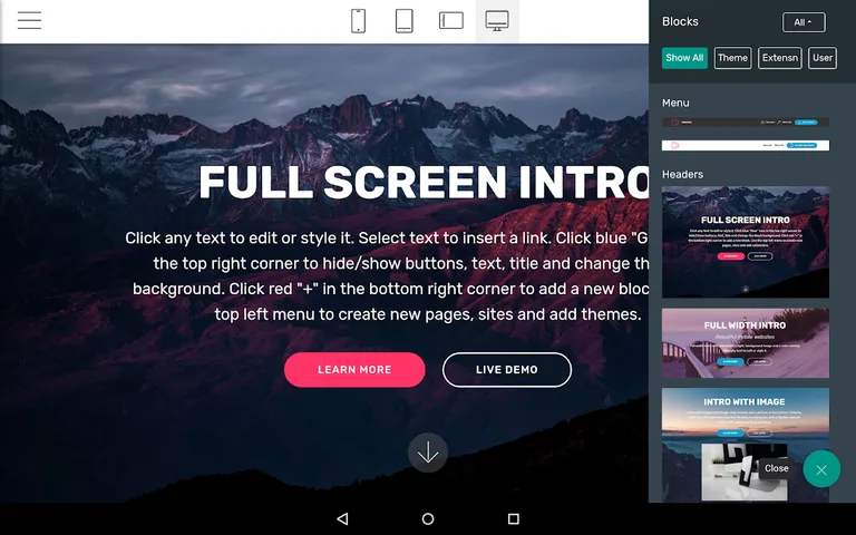 Mobirise Website Builder screenshot 8