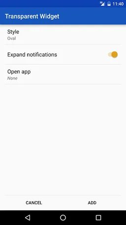 Transparent Widget screenshot 5