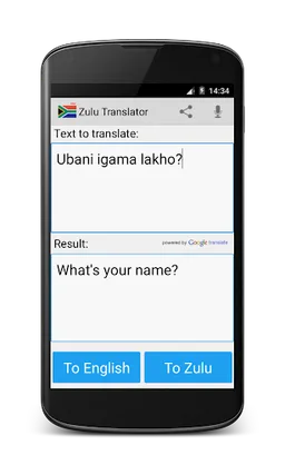 Zulu English Translator screenshot 4