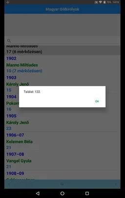 Magyar Gólkirályok screenshot 4