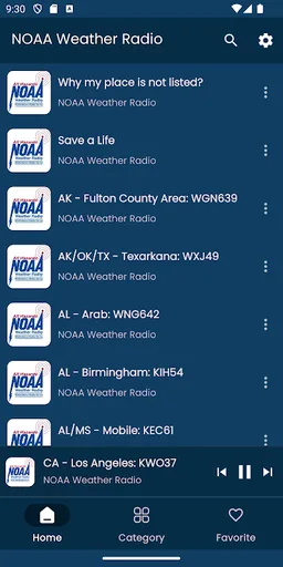 NOAA Weather Radio Stations screenshot 3