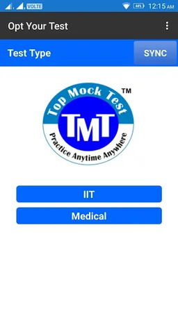 IIT JEE & NEET Top Mock Test screenshot 1