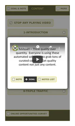 Website Content Curation Training App For Beginner screenshot 1