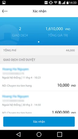 VietinBank eFAST screenshot 4