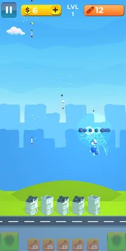 SkyBolt - Modern Missile Command screenshot 4