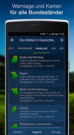 The Weather in Germany: Radar, weather warnings screenshot 6