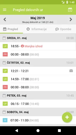 MojeUre screenshot 3