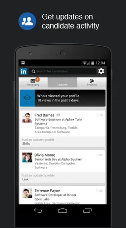 LinkedIn Recruiter screenshot 1